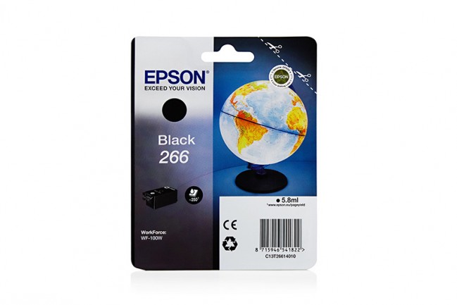 Original Epson Tinte 266 BK / C13T26614010 schwarz für C13T26614010