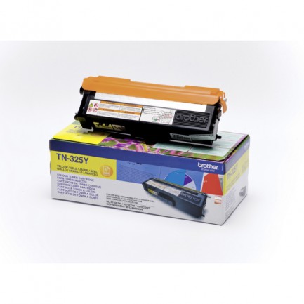 Original Brother Toner TN-325 Y / TN-325Y gelb für TN-325Y