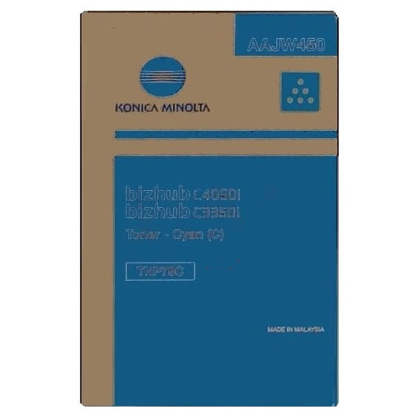 Original Konica minolta Toner AAJW450 / TNP-79 C / AAJW450 cyan für AAJW450