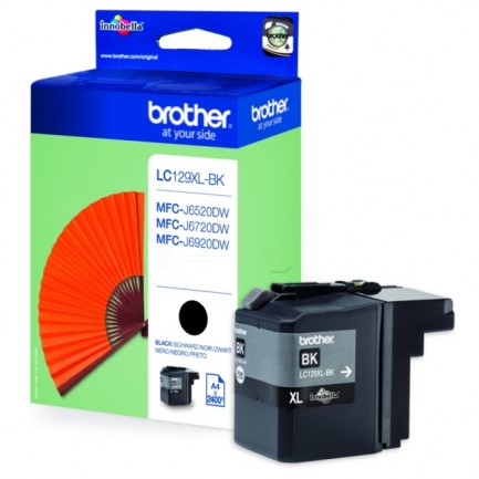 Original Brother Tinte LC-129 XL BK / LC-129XLBK schwarz für LC-129XLBK
