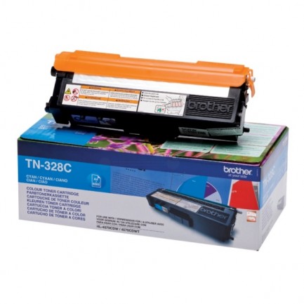 Original Brother TN328C Toner, cyan für  TN-328C