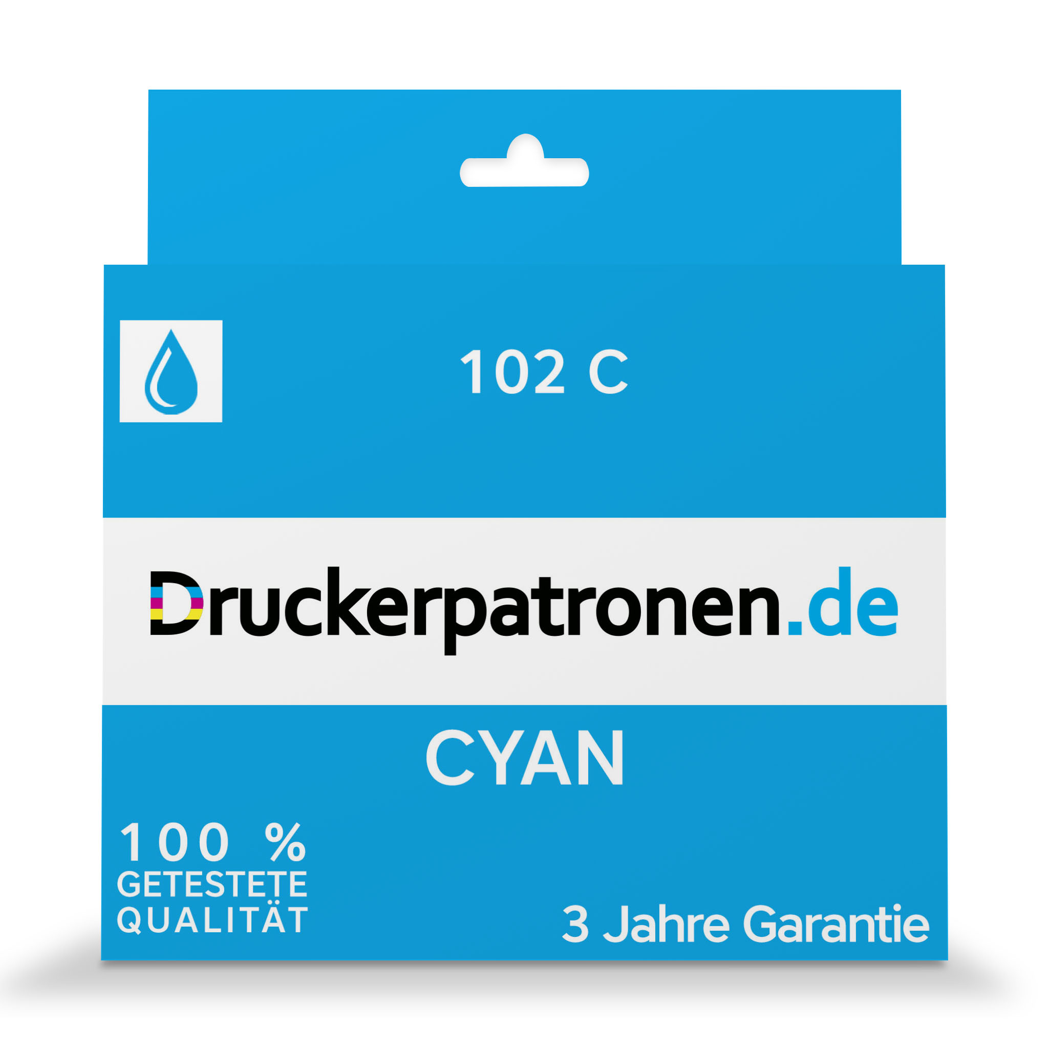Kompatibel Epson 102 C / C 13 T 03R240 cyan für C 13 T 03R240