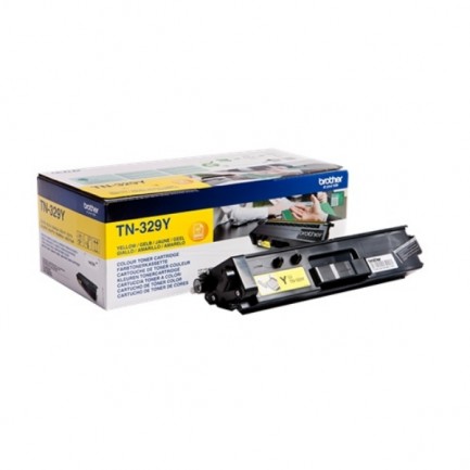 Original Brother Toner TN-329 Y / TN-329Y gelb für TN-329Y