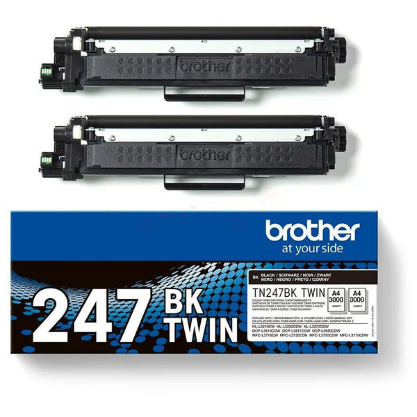 Original Brother TN247BKTWIN Toner, schwarz für  TN-247BKTWIN