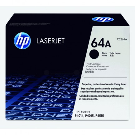 Original HP Toner 64A BK / CC364A schwarz für CC364A