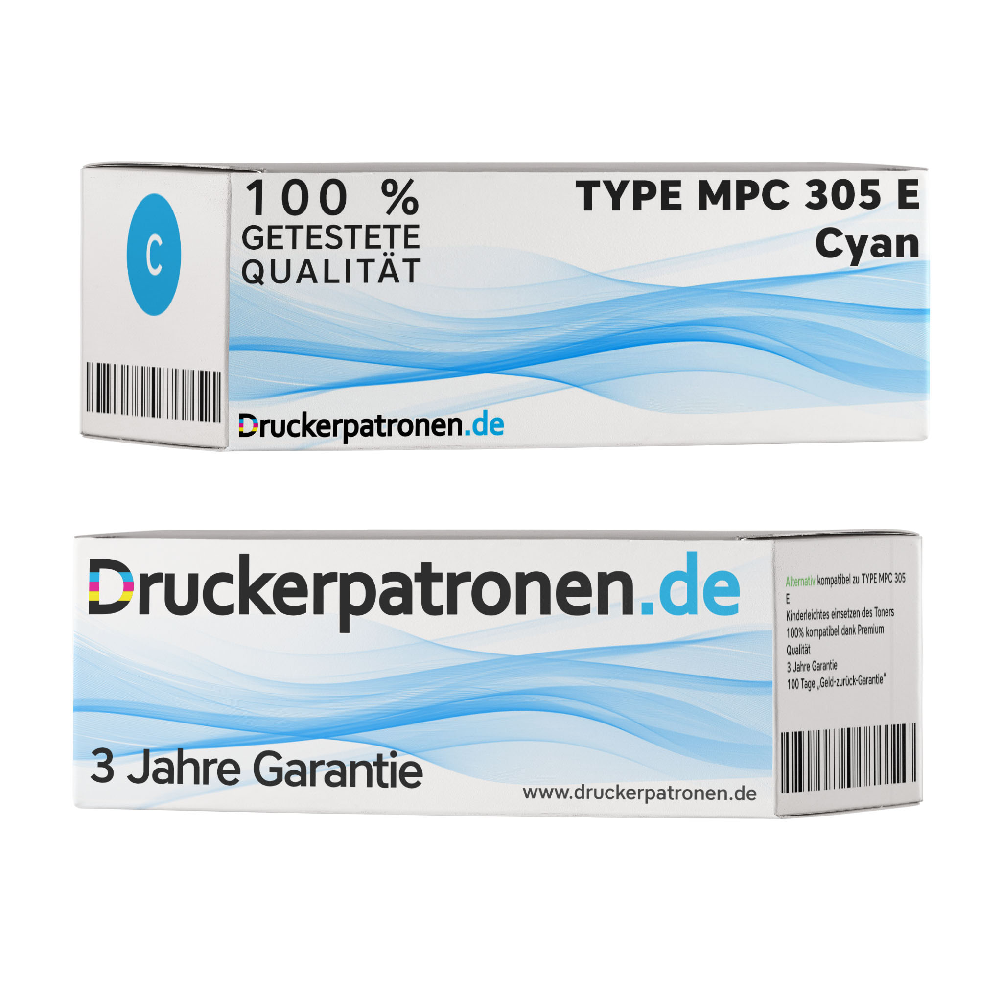 Kompatibel Ricoh Toner TYPE MPC 305 E / 841595 cyan für 841595