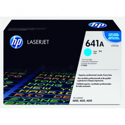Original HP Toner 641A C / C9721A cyan für C9721A