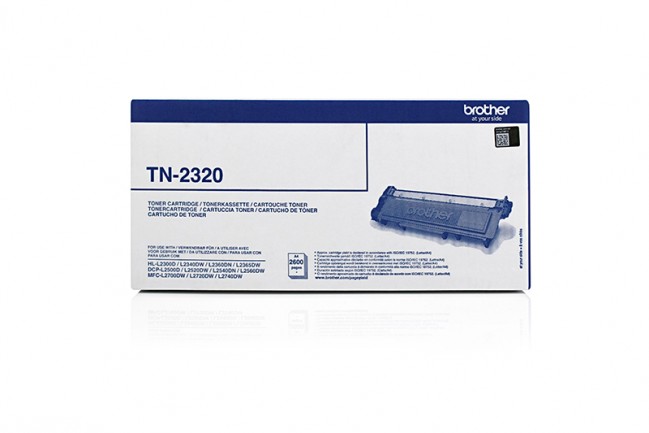 Original Brother Toner TN-2320 BK / TN-2320 schwarz für TN-2320