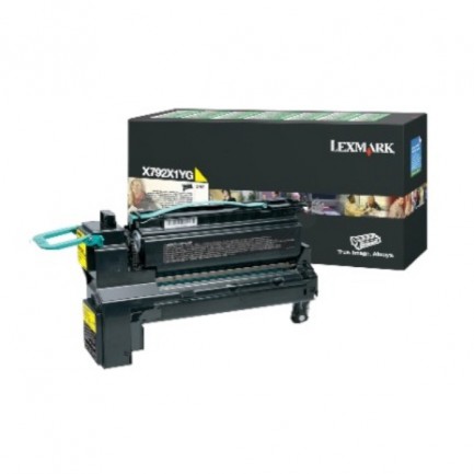 Original Lexmark Toner X792X1YG / X792X1YG gelb für X792X1YG