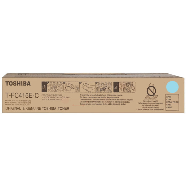Original Toshiba Toner T-FC 415 EC / 6AJ00000172 cyan für 6AJ00000172