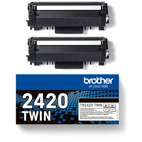 Original Brother TN2420TWIN Toner, schwarz für TN-2420TWIN