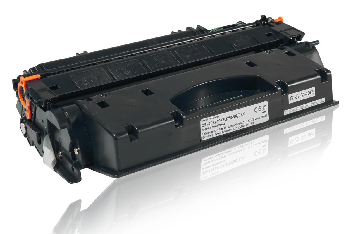 Kompatibel HP Toner 49X BK / Q 5949 X schwarz für Q 5949 X