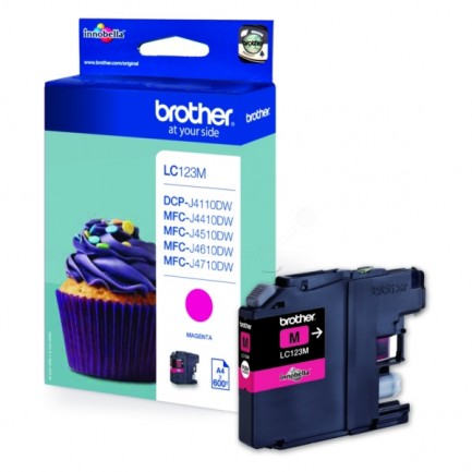 Original Brother Tinte LC-123 M / LC-123M magenta für LC-123M