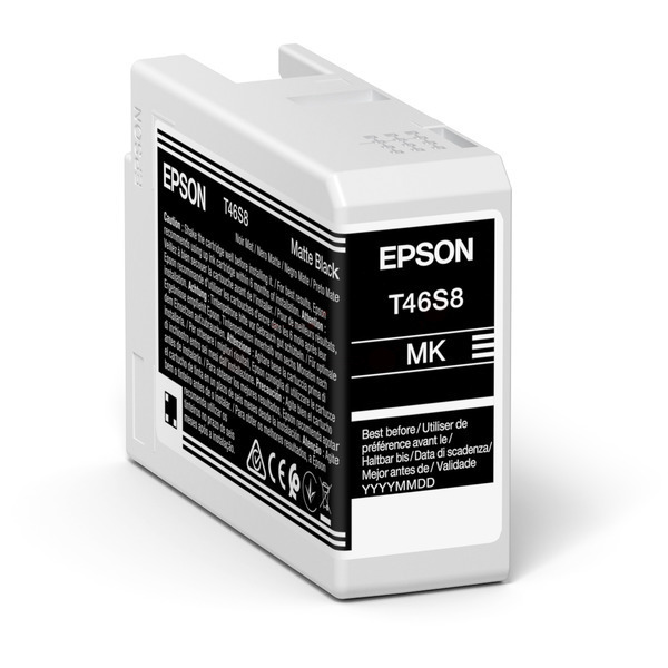 Original Epson Tinte T46S8 BK / C13T46S800 matt schwarz für C13T46S800
