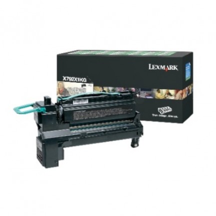 Original Lexmark Toner X792X1KG BK / X792X1KG schwarz für X792X1KG
