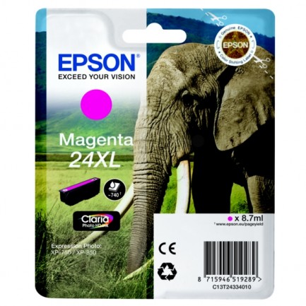 Original Epson Tinte 24XL M / C13T24334012 magenta für C13T24334012