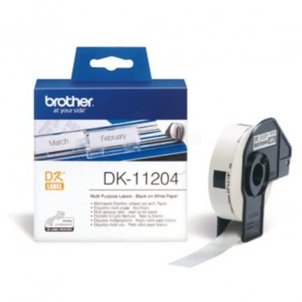 Original Brother DK-11204 BK / DK-11204 farblos für DK-11204