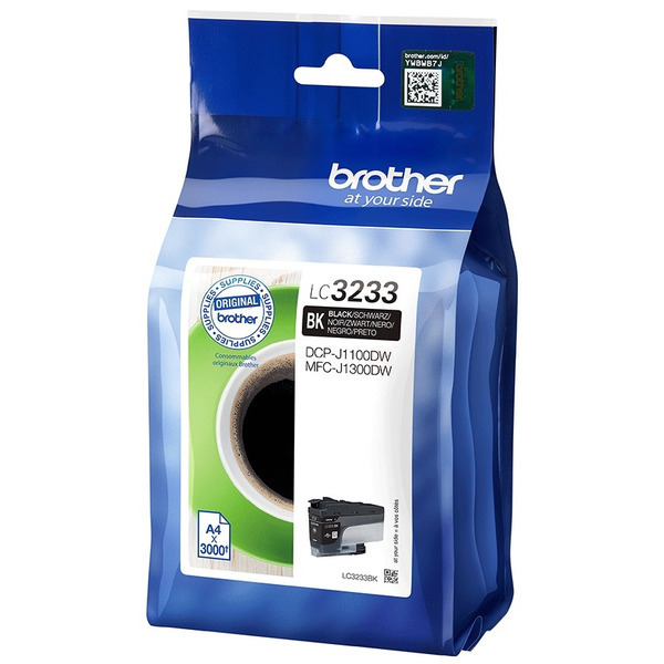 Original Brother Tinte LC-3233 BK / LC-3233BK schwarz für LC-3233BK