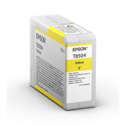 Original Epson Tinte T8504 Y / C13T850400 gelb für C13T850400