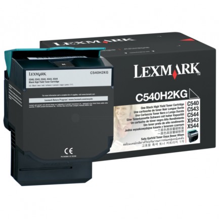 Original Lexmark Toner C540H1KG BK / C540H1KG schwarz für C540H1KG