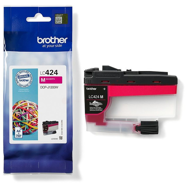 Original Brother Tinte LC-424 M / LC-424M magenta für LC-424M