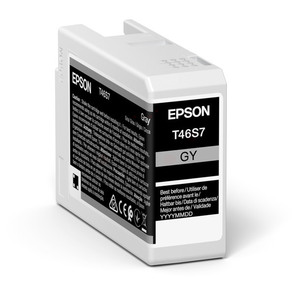 Original Epson Tinte T46S7 grau / C13T46S700 grau für C13T46S700