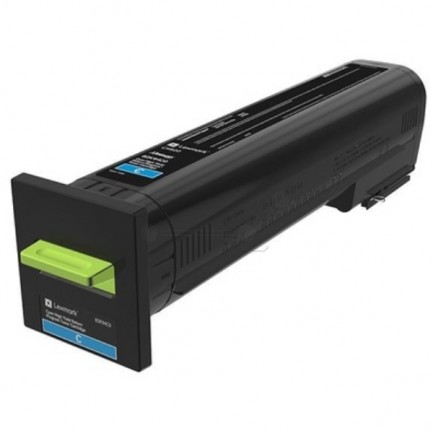 Original Lexmark Toner 82K2HCE / 82K2HCE cyan für 82K2HCE