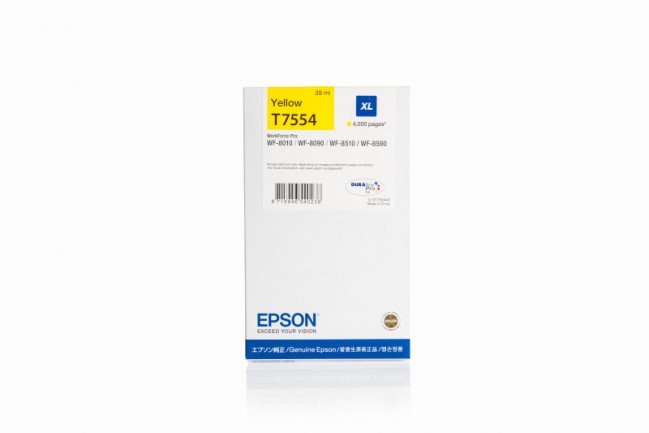 Original Epson Tinte T7554 Y / C13T755440 gelb für C13T755440