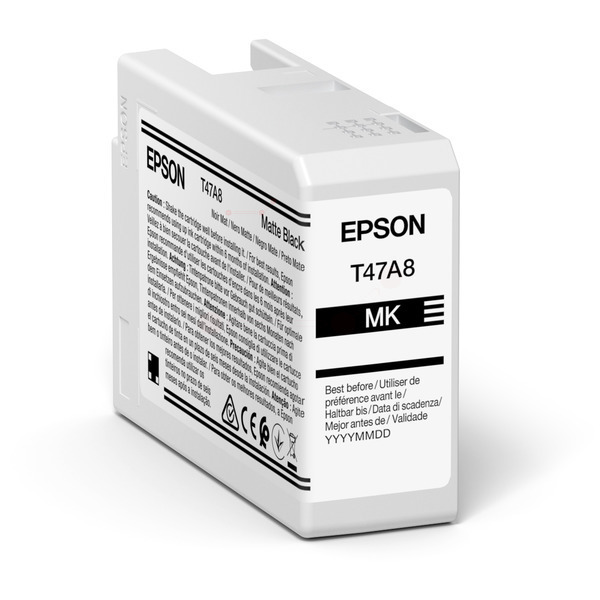 Original Epson Tinte T47A8 BK / C13T47A800 matt schwarz für C13T47A800