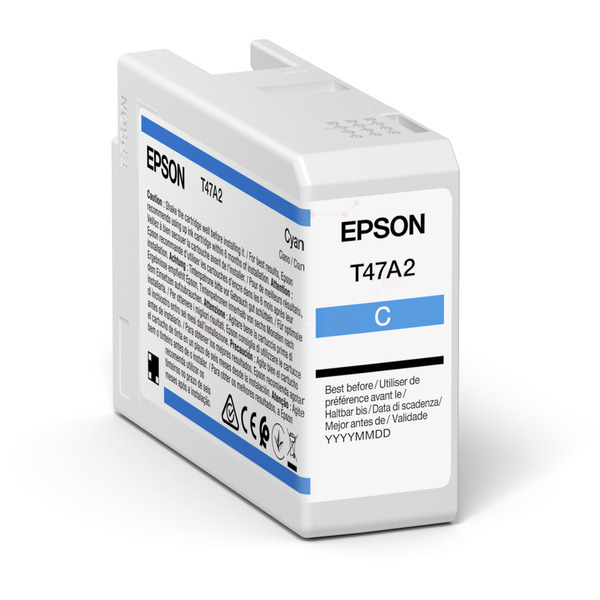 Original Epson Tinte T47A2 C / C13T47A200 cyan für C13T47A200