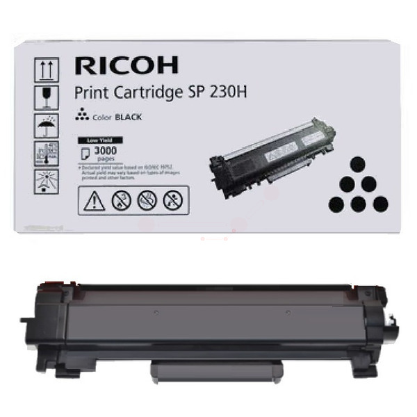 Original Ricoh Toner TYPE SP 230 H BK / 408294 schwarz für 408294