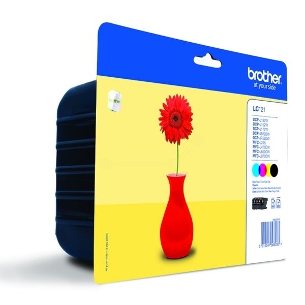 Original Brother LC121VALBPDR Tinte Multipack für  LC-121VALBPDR