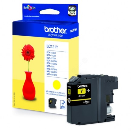 Original Brother LC121Y Tinte, gelb für LC-121Y
