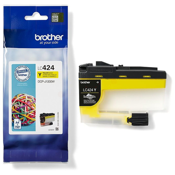 Original Brother Tinte LC-424 Y / LC-424Y gelb für LC-424Y