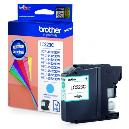 Original Brother LC223C Tinte, cyan für LC-223C