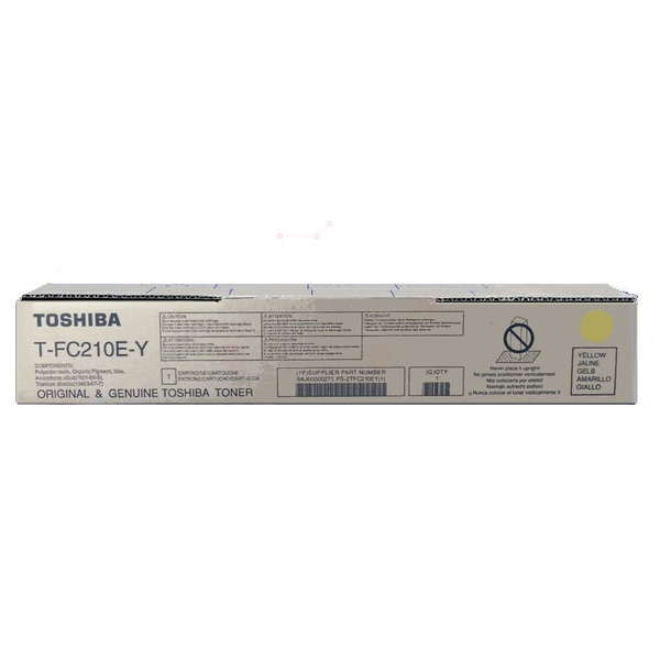 Original Toshiba Toner T-FC 210 EY / 6AJ00000168 gelb für 6AJ00000168