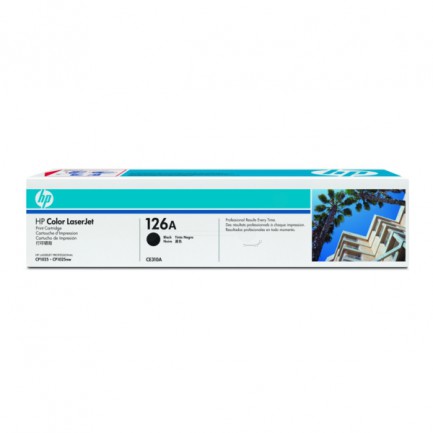 Original HP Toner 126A BK / CE310A schwarz für CE310A