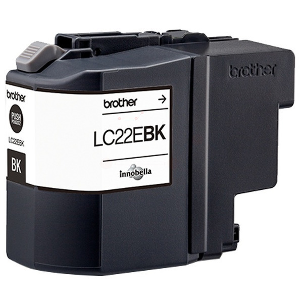 Original Brother Tinte LC-22 E BK / LC-22EBK schwarz für LC-22EBK