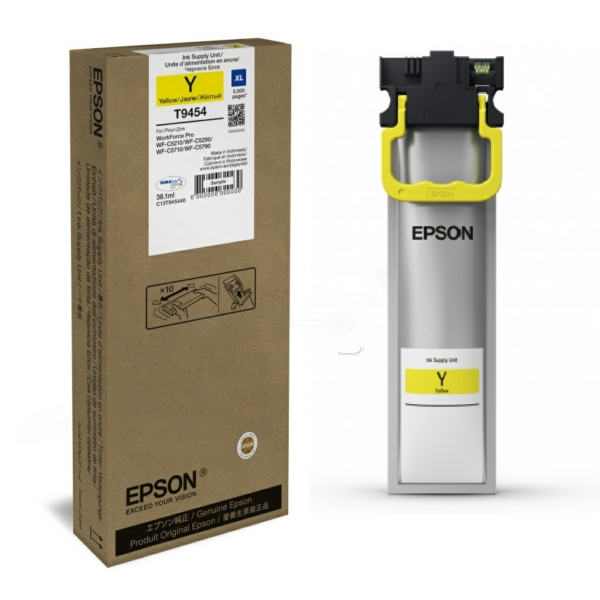 Original Epson Tinte T9454 Y / C13T945440 gelb für C13T945440