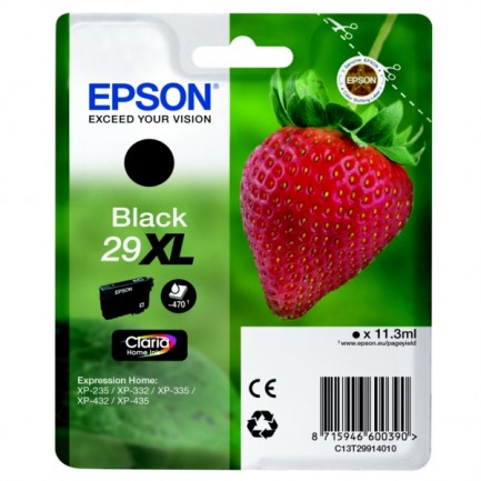 Original Epson Tinte 29XL BK / C13T29914012 schwarz für C13T29914012