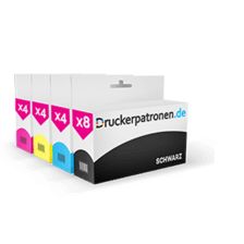 Kompatibel Canon Tinte 8x PGI-550 PGBKXL, 4x CLI-551 CXL, 4x CLI-551 MXL, 4x CLI-551 YXL / 6431 B 001 schwarz cyan magenta gelb für 6431 B 001