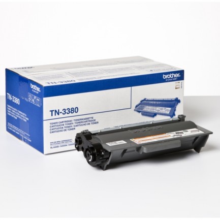 Original Brother Toner TN-3380 BK / TN-3380 schwarz für TN-3380