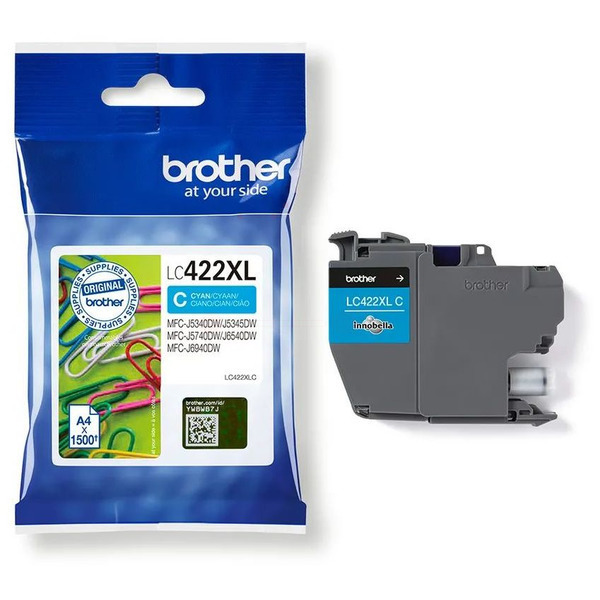 Original Brother Tinte LC-422 XL C / LC-422XLC cyan für LC-422XLC