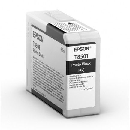 Original Epson Tinte T8501 BK / C13T850100 foto schwarz für C13T850100