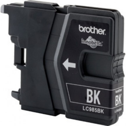 Original Brother Tinte LC-985 BK BP 2 / LC-985BKBP2 schwarz für LC-985BKBP2