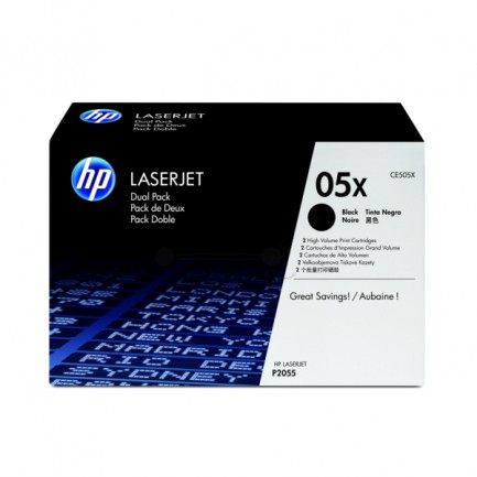Original HP Toner 05XD BK / CE505XD schwarz für CE505XD