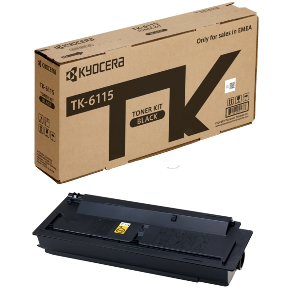 Original Kyocera Toner TK-6115 BK / 1T02P10NL0 schwarz für 1T02P10NL0