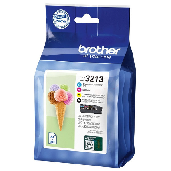 Original Brother Tinte LC-3213 VAL DR BK C M Y / LC-3213VALDR magenta für LC-3213VALDR