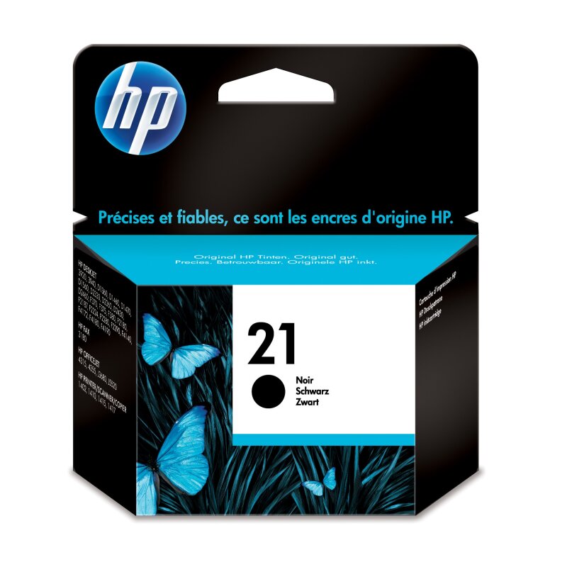 Original C9351AE#UUS HP 21 PSC Tinte black ST 190