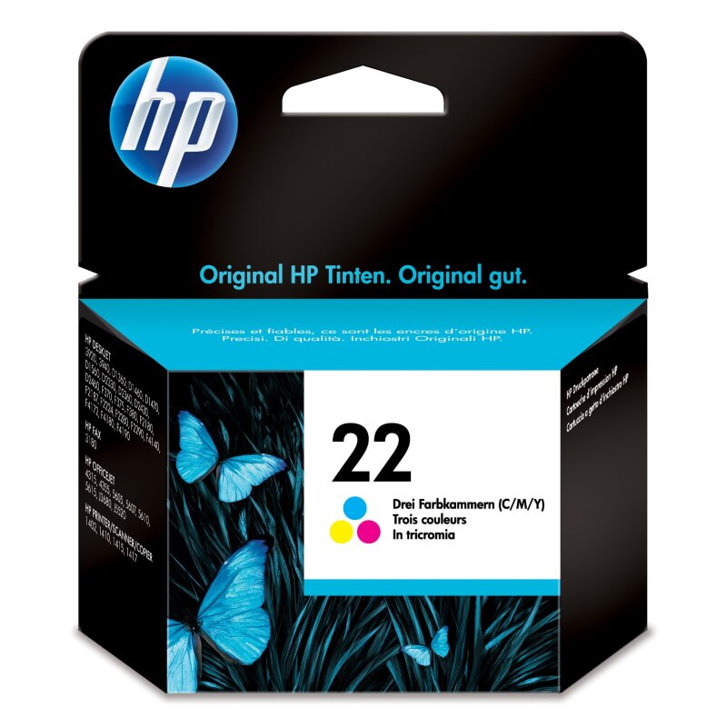 Original C9352AE#UUS HP 22 PSC Tinte color ST 165